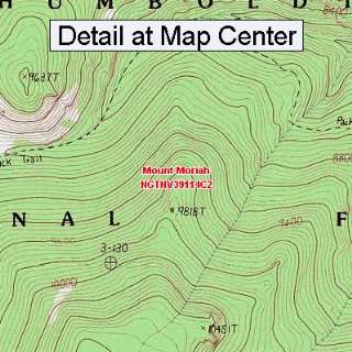  USGS Topographic Quadrangle Map   Mount Moriah, Nevada 