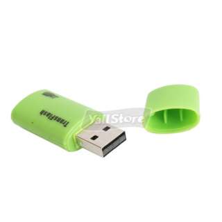   Mini USB 2.0 Professional Micro SD TF T Flash Card Reader/Writer Green