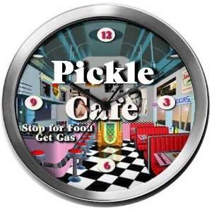  PICKLE 14 Inch Cafe Metal Clock Quartz Movement Kitchen 