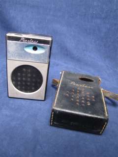 Vintage Peerless 7 Transistor Radio W/Case Model 777  