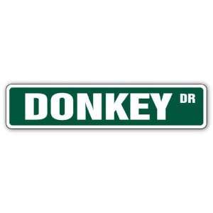  DONKEY  Street Sign  animal farm signs ride mule gift 
