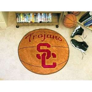  University of Southern California Basketball Rug 