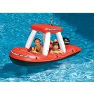Swim Time Fireboat Squirter Inflatable Swimming Pool Toy at 