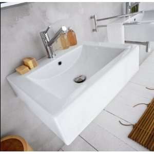 WS Bath Collection Ceramic Washbasin for Wall Hung or Counter Top 