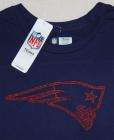 Womens New England Patriots Sparkle Logo T Shirt S  