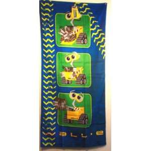  WALL E Blue Foot Tracks Beach Towel Toys & Games