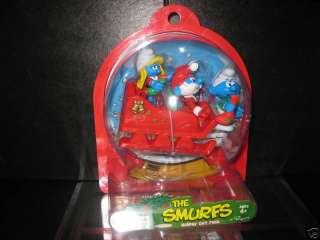 The Smurfs Holiday Pack/w Papa Smurf as Santa  
