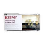 Its A Keeper Small Expandable Chrome Stacking Shelf