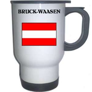 Austria   BRUCK WAASEN White Stainless Steel Mug