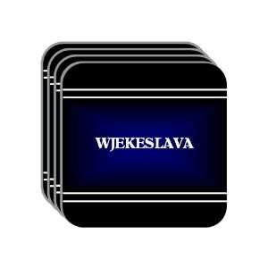   Gift   WJEKESLAVA Set of 4 Mini Mousepad Coasters (black design