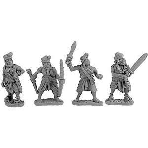  Xyston 15mm Indian Foot Officers (8) Toys & Games