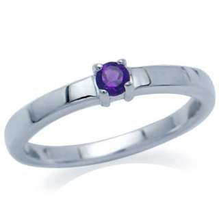REAL Amethyst, Peridot Topaz 925 Silver Engagement Ring  