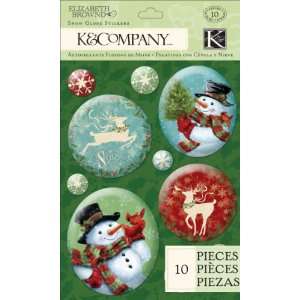  K&Company Elizabeth Brownd Visions of Christmas Snowmen 