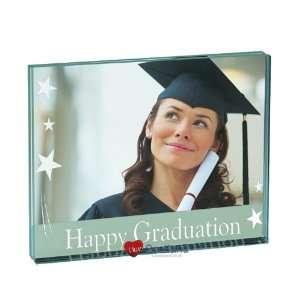 Glass Photo Frame Large Happy Graduation 