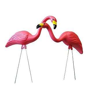 Pink Flamingo Twin Pack  Outdoor Living Outdoor Decor Lawn Ornaments 