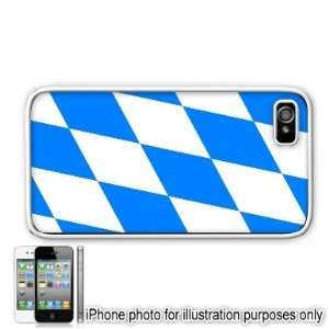  Bavaria Bavarian Flag Apple Iphone 4 4s Case Cover White 