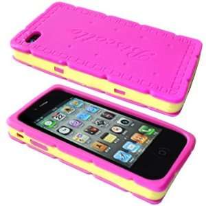  Hot Pink Biscotti Cookie Silicone Skin / Case / Cover for 