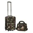 Rockland Fox Luggage 2 PC CAMO LUGGAGE SET