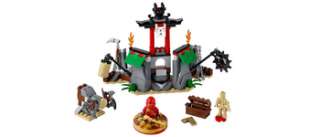 New LEGO Mountain Shrine 169 Pieces   Ninjago   2254 2 minifigures 