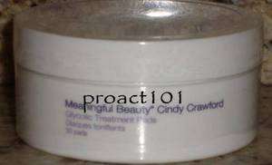 Cindy Crawford Meaningful Beauty GLYCOLIC TREATMENT PADS 30ct anti 