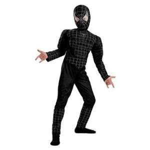  Black Suited Spider Man 3 Complete Child Costume (Larg 