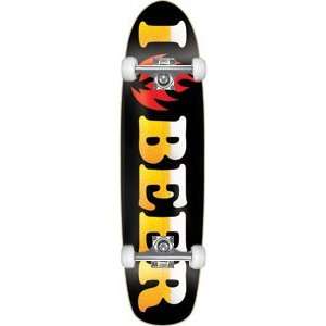  Black Label I Love Beer Ripper Complete Skateboard   8.0 W 