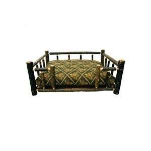  Hickory River Dog Rail Bed, Green Pinecone