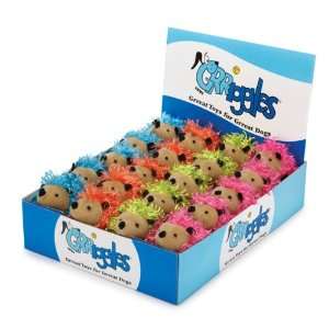   Grriggles Plush Super Sprouts Dog Toy Display, 20 Pack
