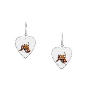  Earring Heart Charm Lion Rip Out: Artsmith Inc: Jewelry