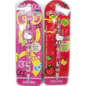   : Hello Kitty Moving Body Clip Lead Pencil  pink or red: Toys & Games