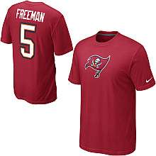 Nike Tampa Bay Buccaneers Josh Freeman Name & Number T Shirt    