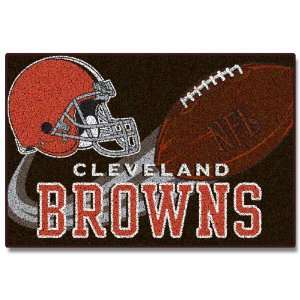  Cleveland Browns Tufted Rug (20 inch x 30 inch) Sports 