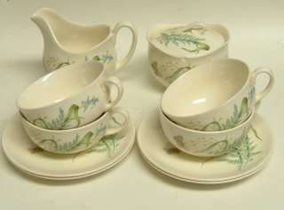 JOHNSON BROTHERS WILDFLOWER & BUTTERFLY 28 PC DISH SET  
