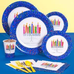  Lets Party By Amscan Hanukkah Playful Menorah Party Pack 
