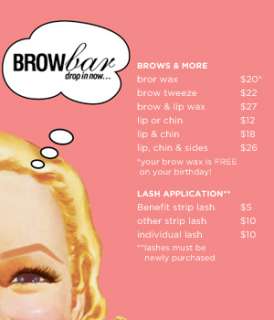 The Benefit Brow Bar at ULTA is your one stop beauty shop