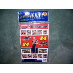  Jeff Gordon Collectible Racing Stamp Stickers Toys 