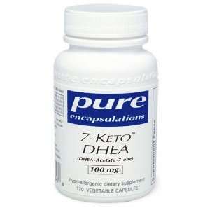  7 KETO DHEA 100 mg. 60 Capsules   Pure Encapsulations 