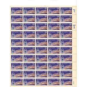  Public Hospitals Sheet of 50 x 22 Cent US Postage Stamps 