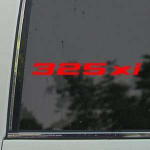  BMW Red Decal M3 325I X5 745 M5 325 E46 E34 Car Red 