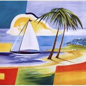  Sailing The Caribbean I Poster Print