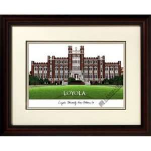 Loyola University, New Orleans Alma Mater Framed Lithograph  