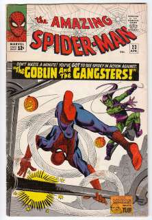 AMAZING SPIDER MAN # 23 Steve Ditko GREEN GOBLIN 1965  