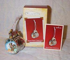 Hallmark 2004 Babys First 1st Christmas Dated Ornament  
