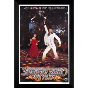  Saturday Night Fever FRAMED 27x40 Movie Poster