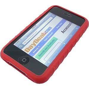  Silicone Skin Cover for Apple iPhone 3G & 3GS Red Cell 