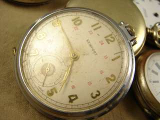   ANTIQUE POCKET WATCHES for PARTS REPAIR RESTORE BULOVA NEW YORK  