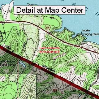  USGS Topographic Quadrangle Map   Lake Cachuma, California 
