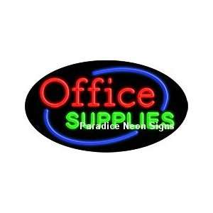  Flashing Office Supplies Neon Sign (Oval) Sports 