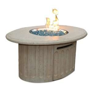   Tuscan Fire Pit Table with 20 Inch Round Burner Patio, Lawn & Garden