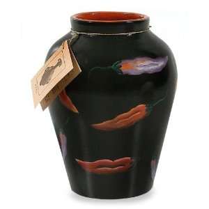  Ceramic vase, Hot Peppers (medium)